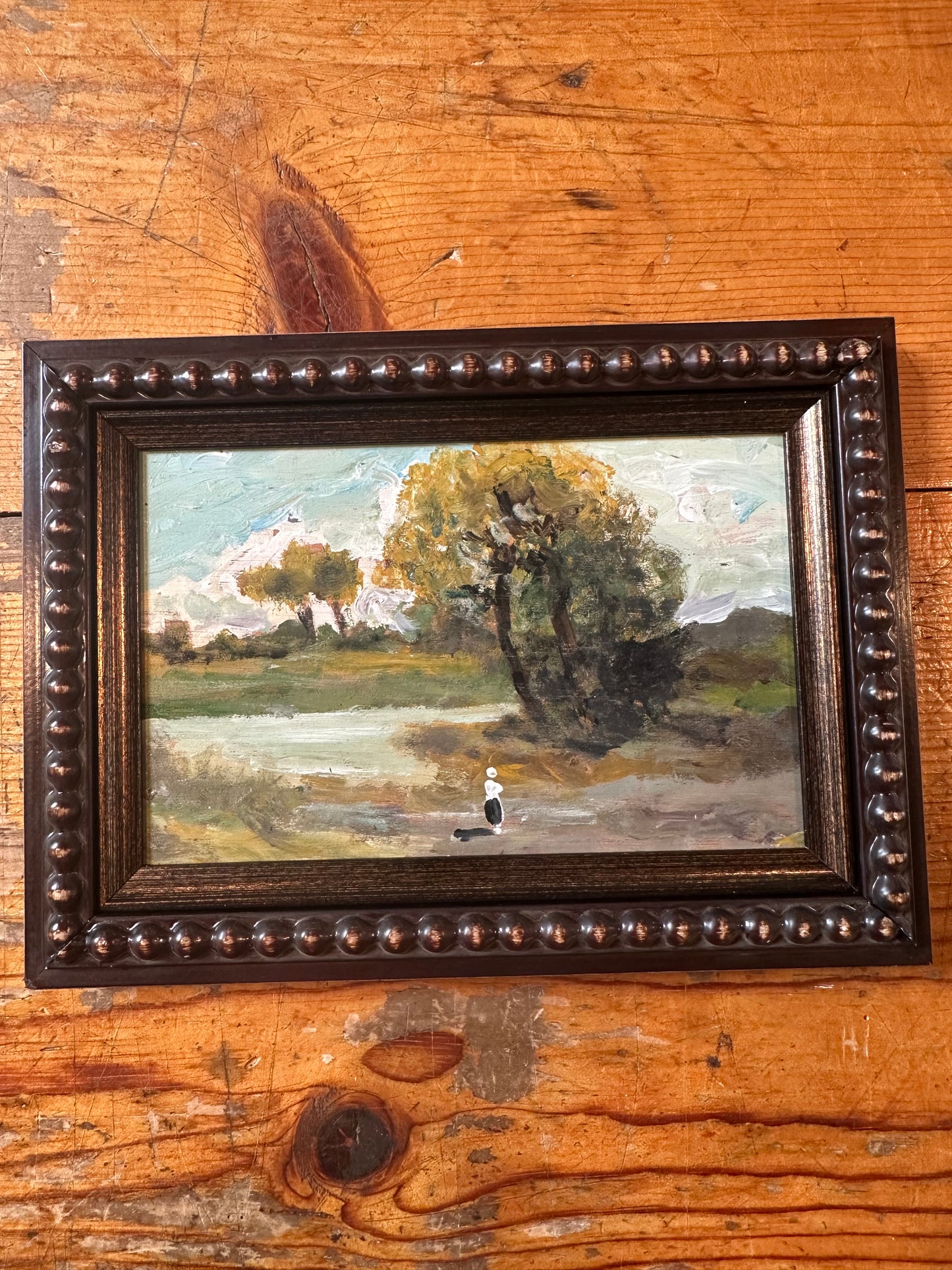 Small Landscape Art Golf Scene