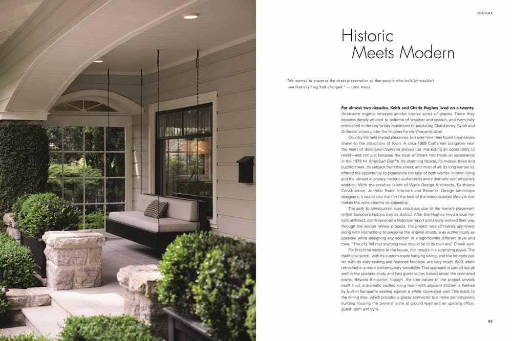 At Home in the Wine Country: Architecture & Design in CA