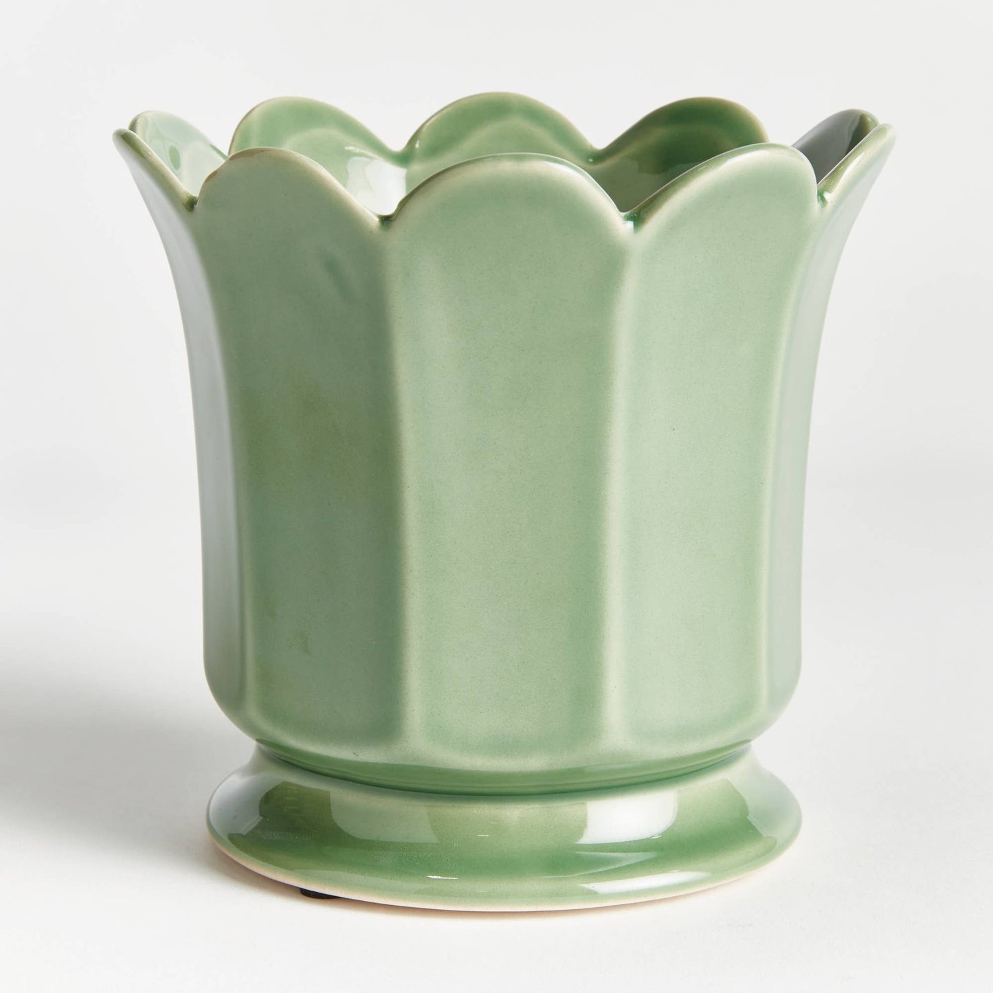 Maline Footed Pot Small, Green