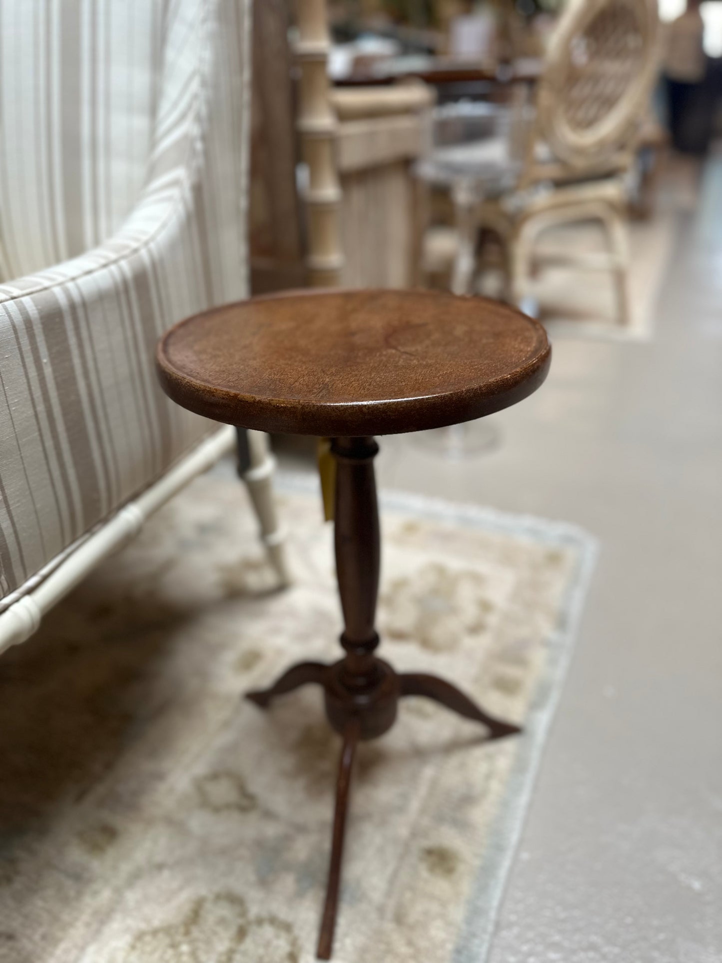 Wooden Round Side Table