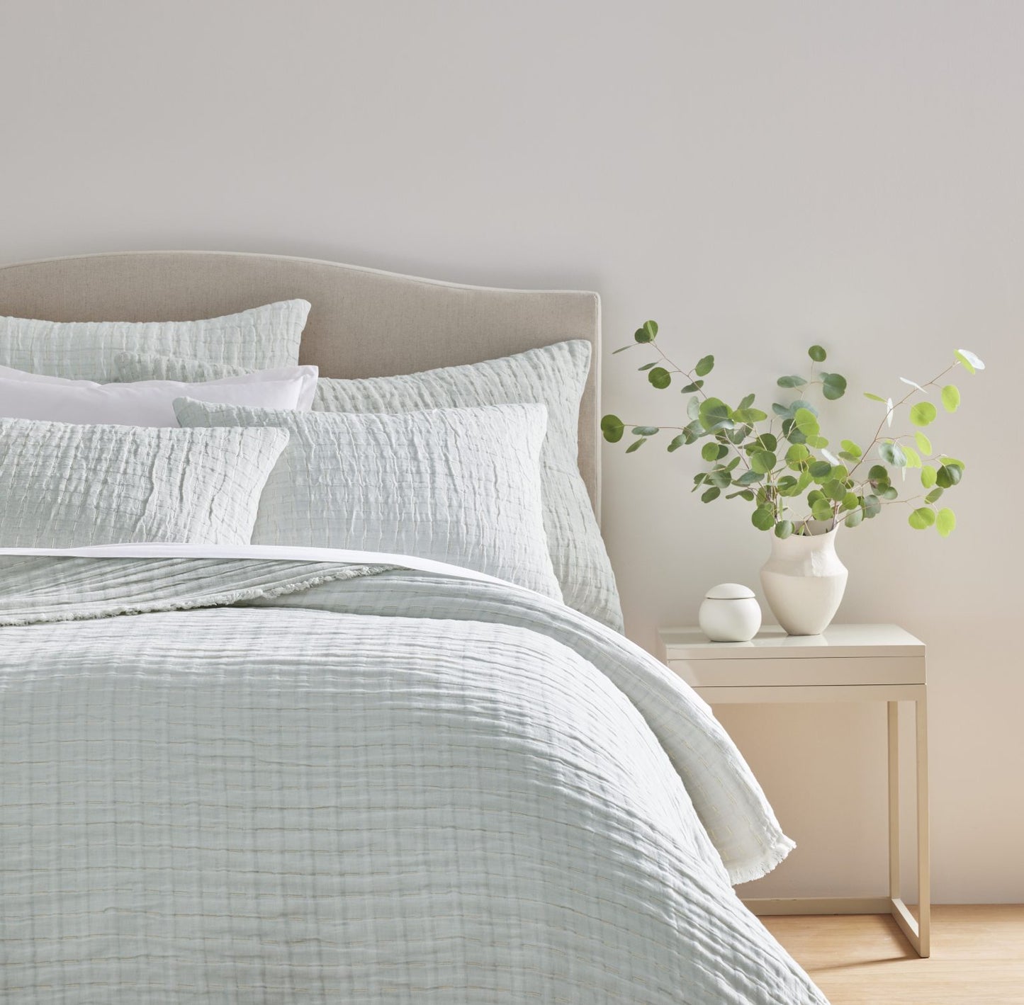 Devon Queen Coverlet - Mist