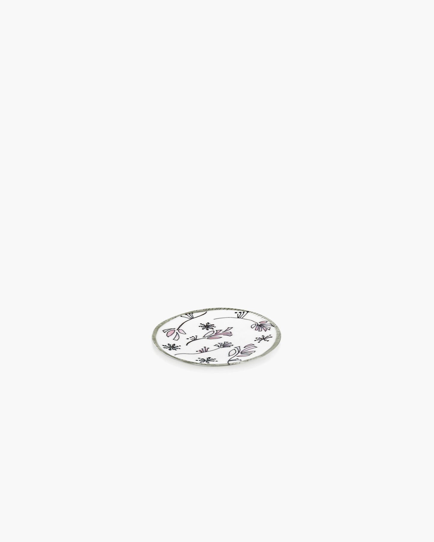 BREAD PLATE FIORE ROSA MF