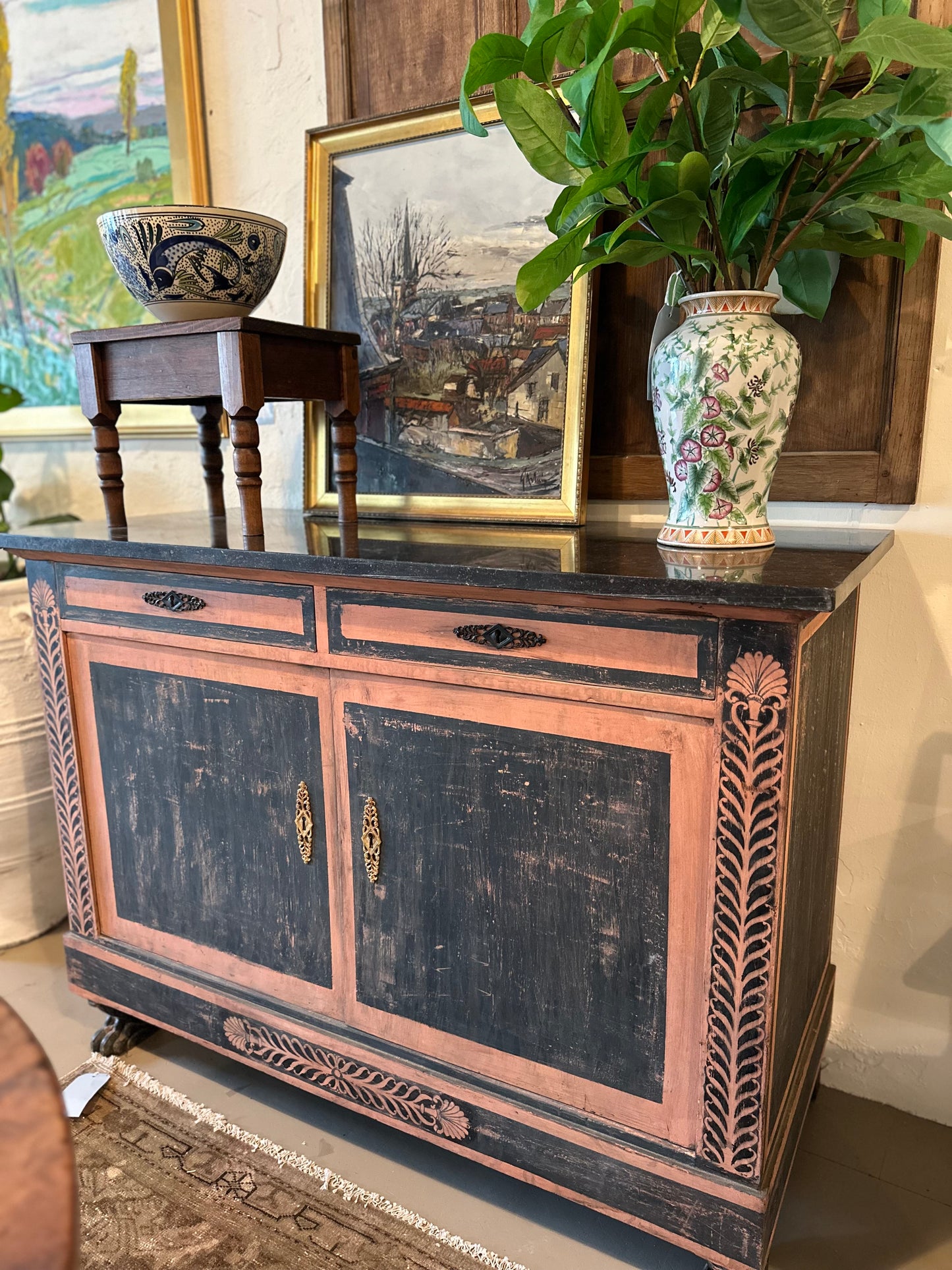 Black Marble Chest