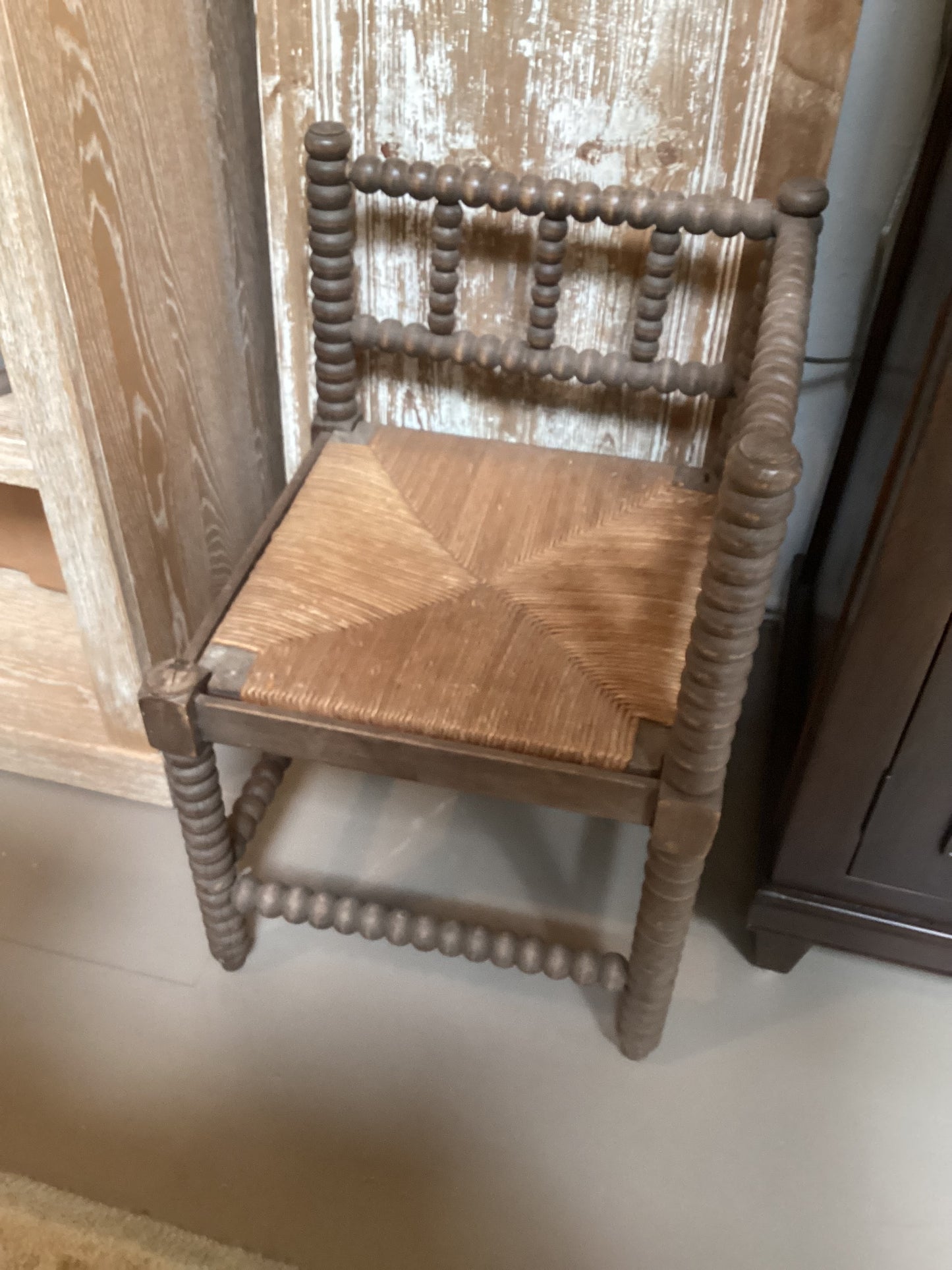 French Bobbin Corner Chair