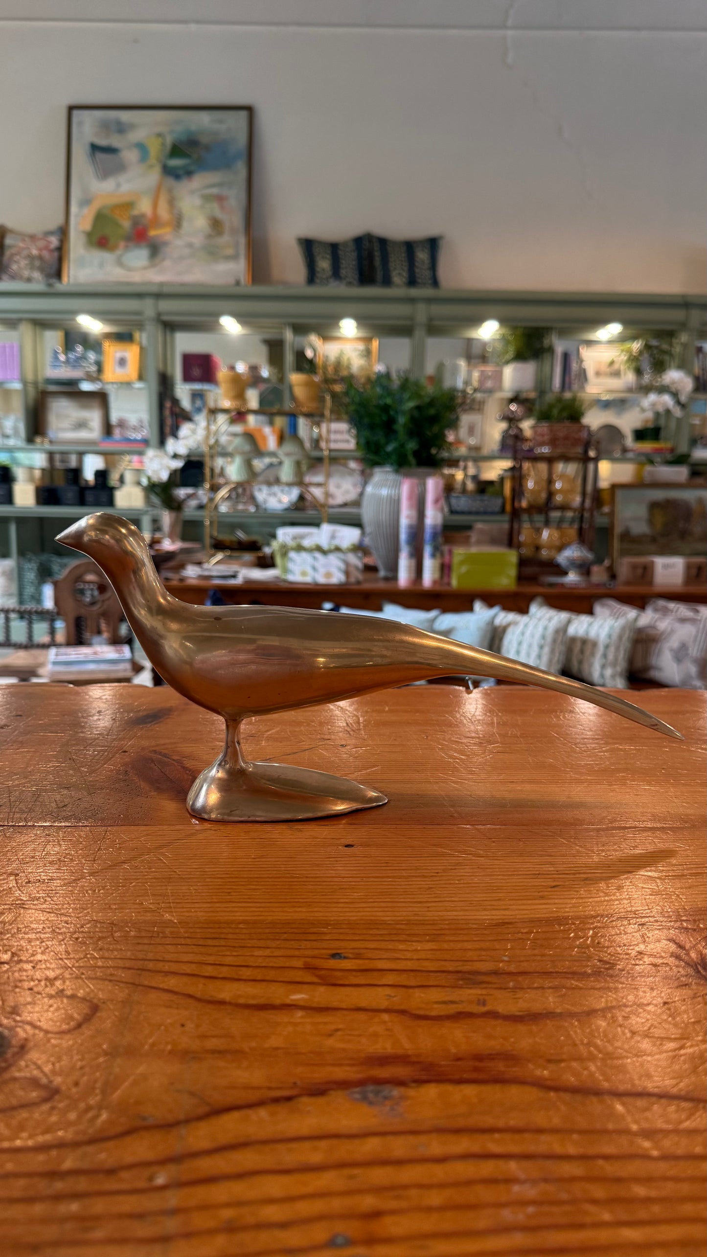 Vintage Brass Bird