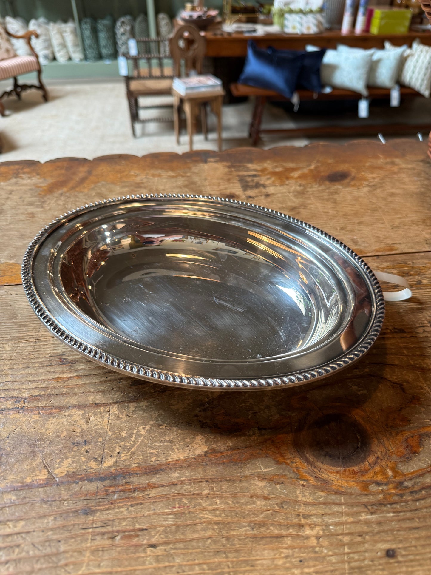 Silver Rope Platter