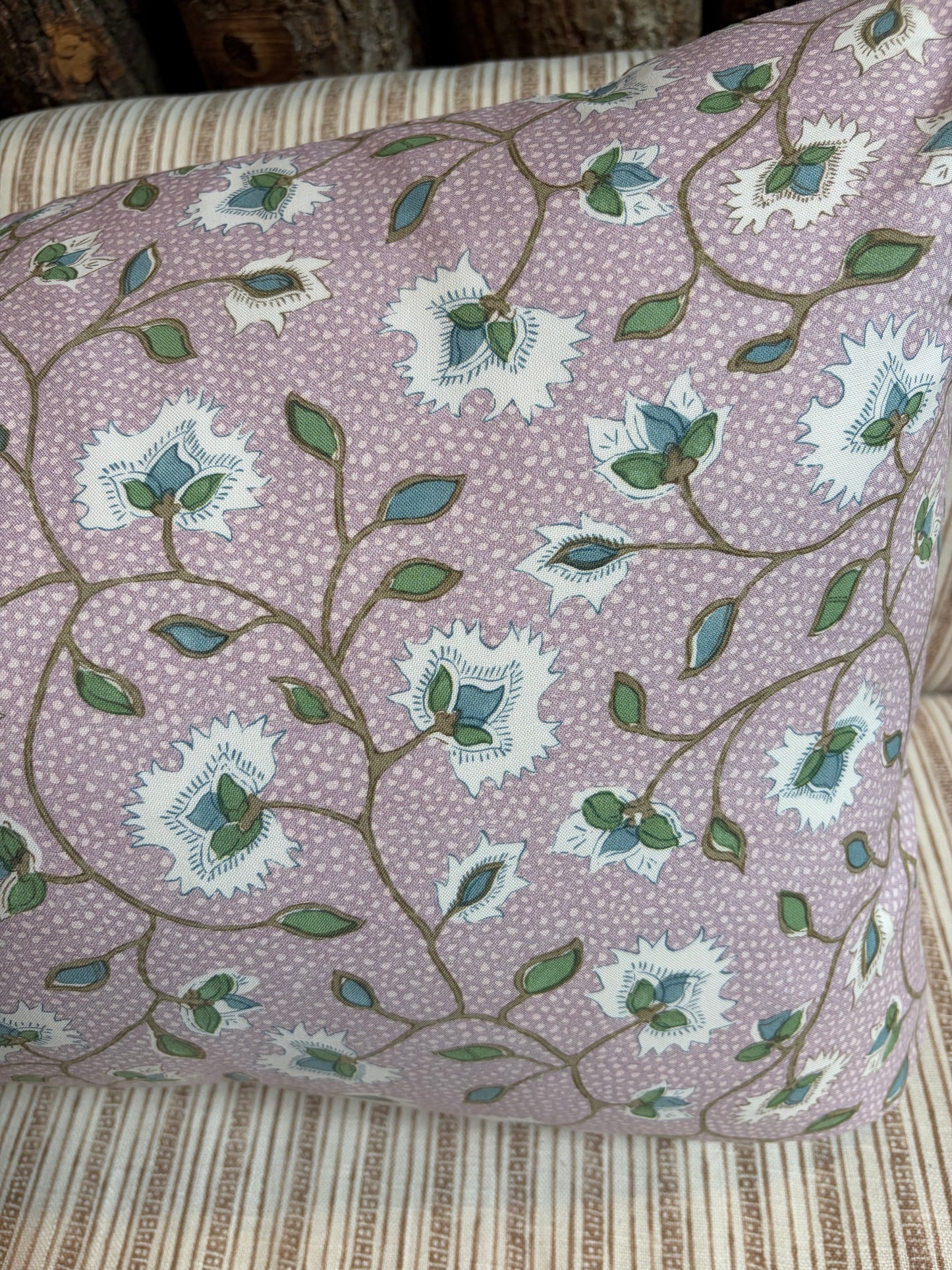 Purple Floral Lumbar