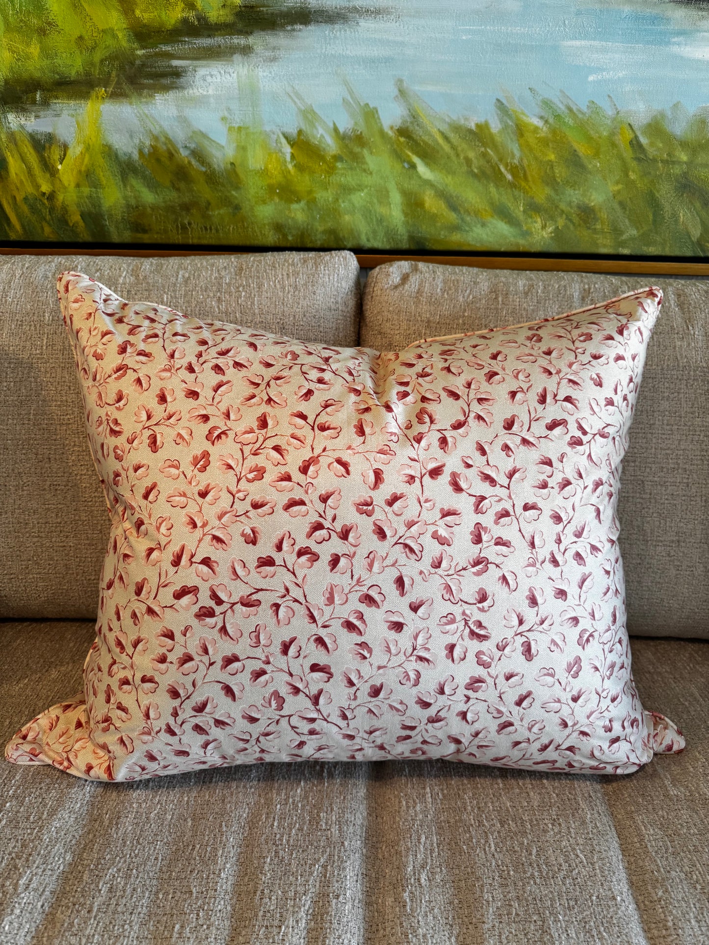 Vintage Chintz Queen Euro Sham