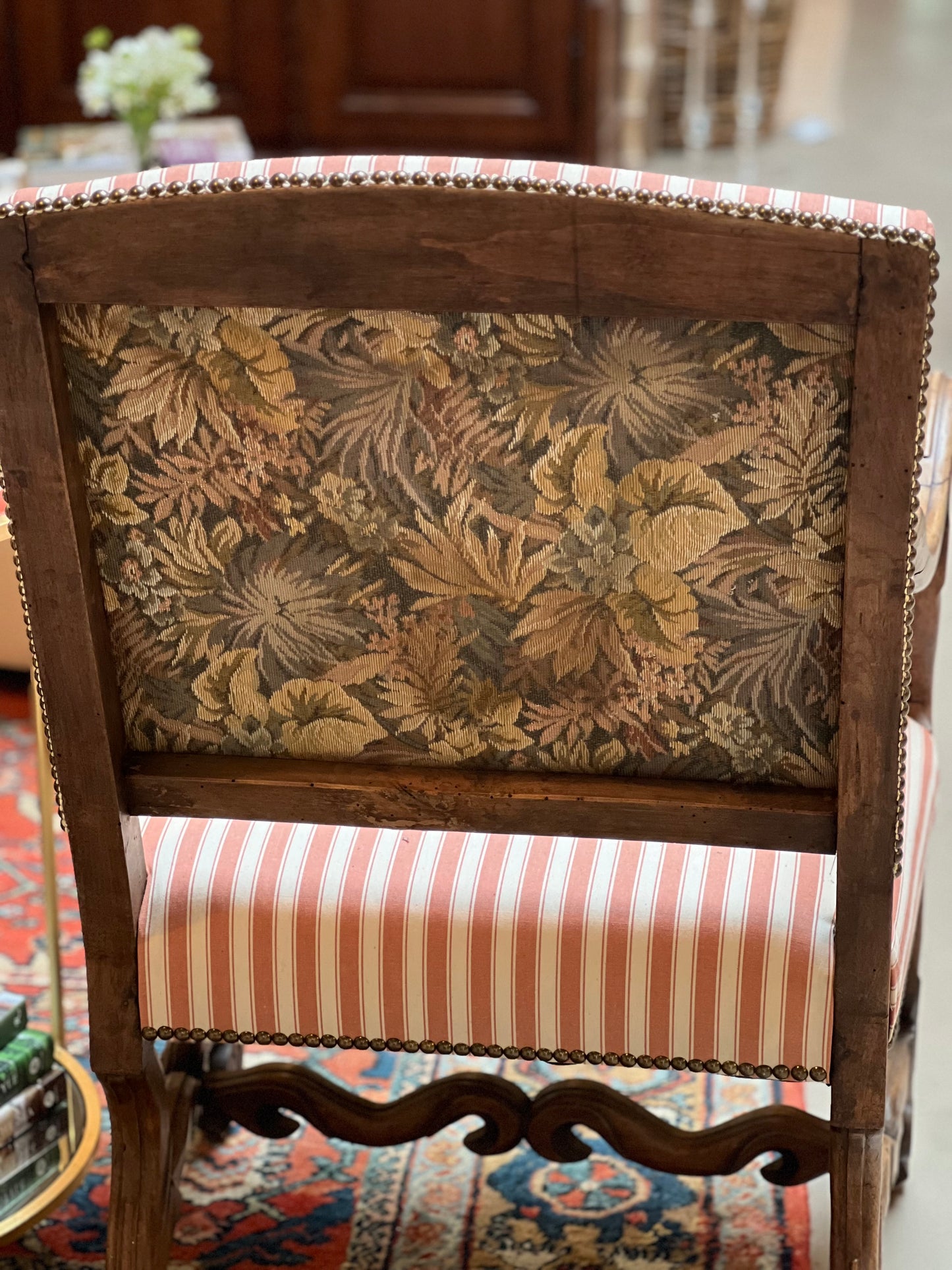 Needlepoint Striped Chairs