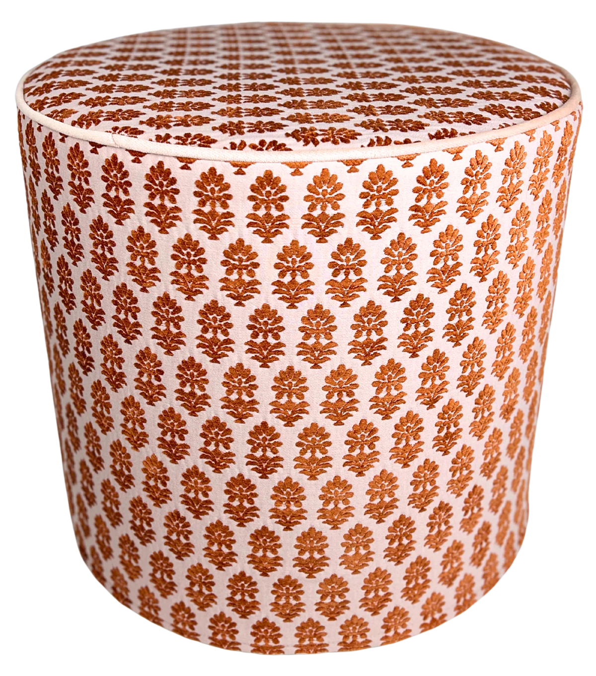 Francie Ottoman - Sorbet/Rosewater
