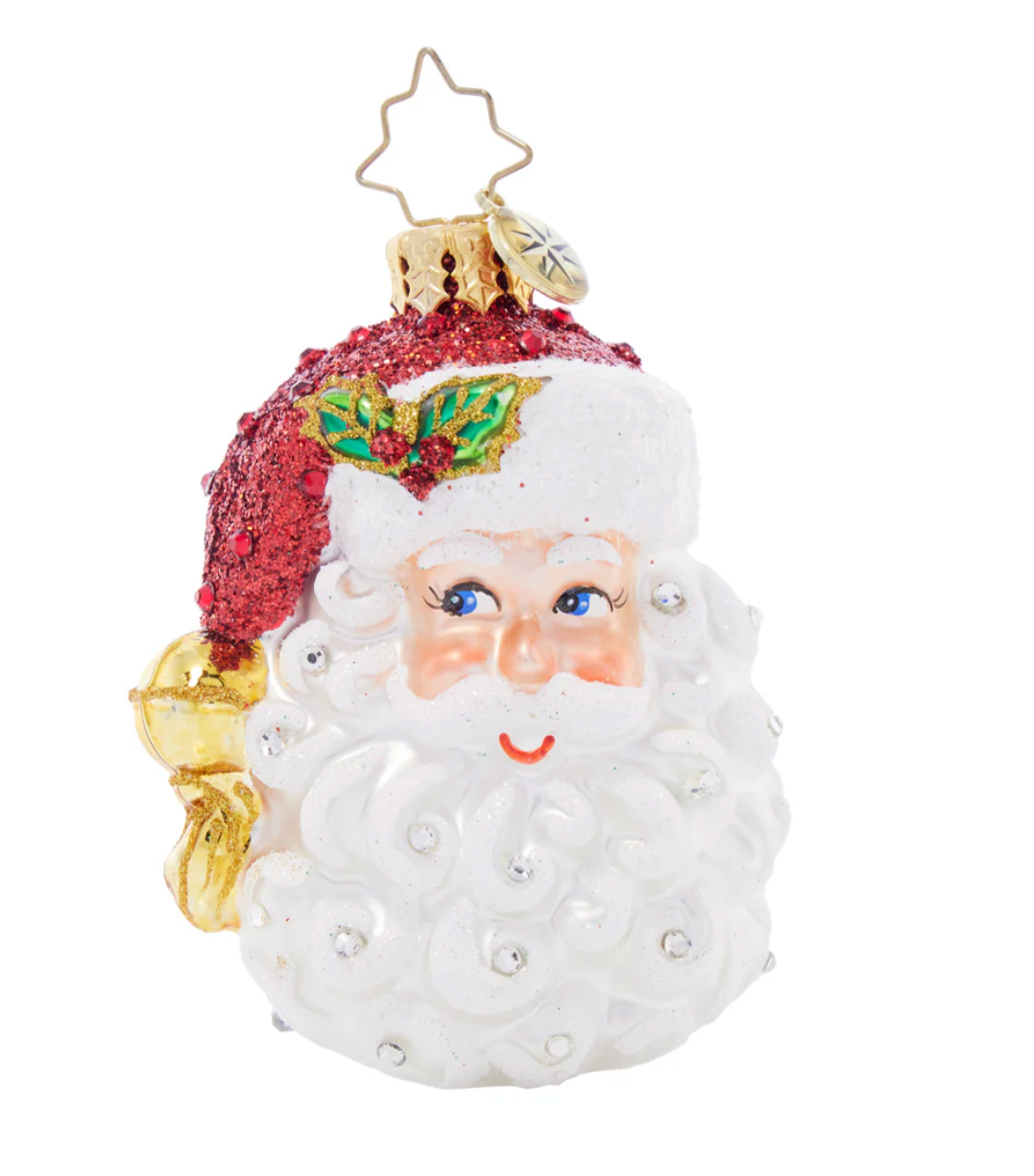 Sparkling Santa Nick Gem Ornament