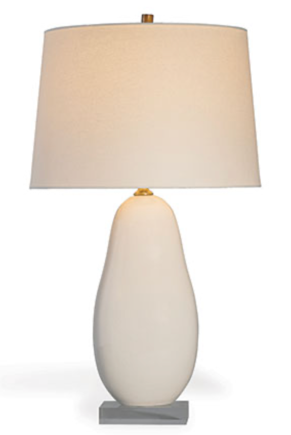 Jimmy Cream Crackle Lamp