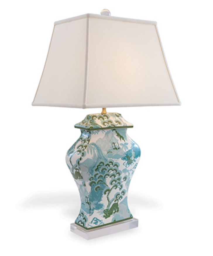 Canton Celadon Lamp