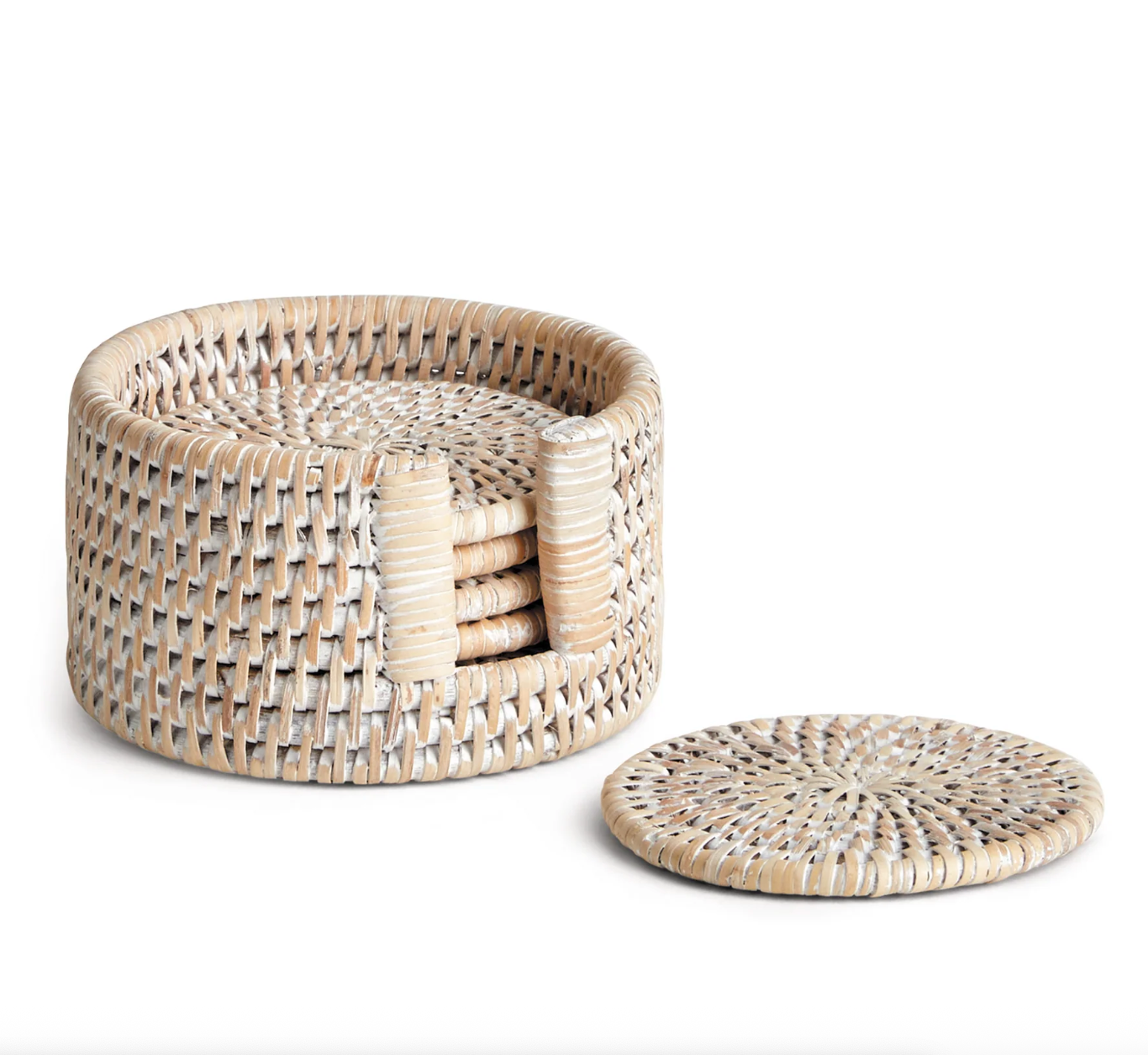 Burma Rattan Coasters, Set of 6