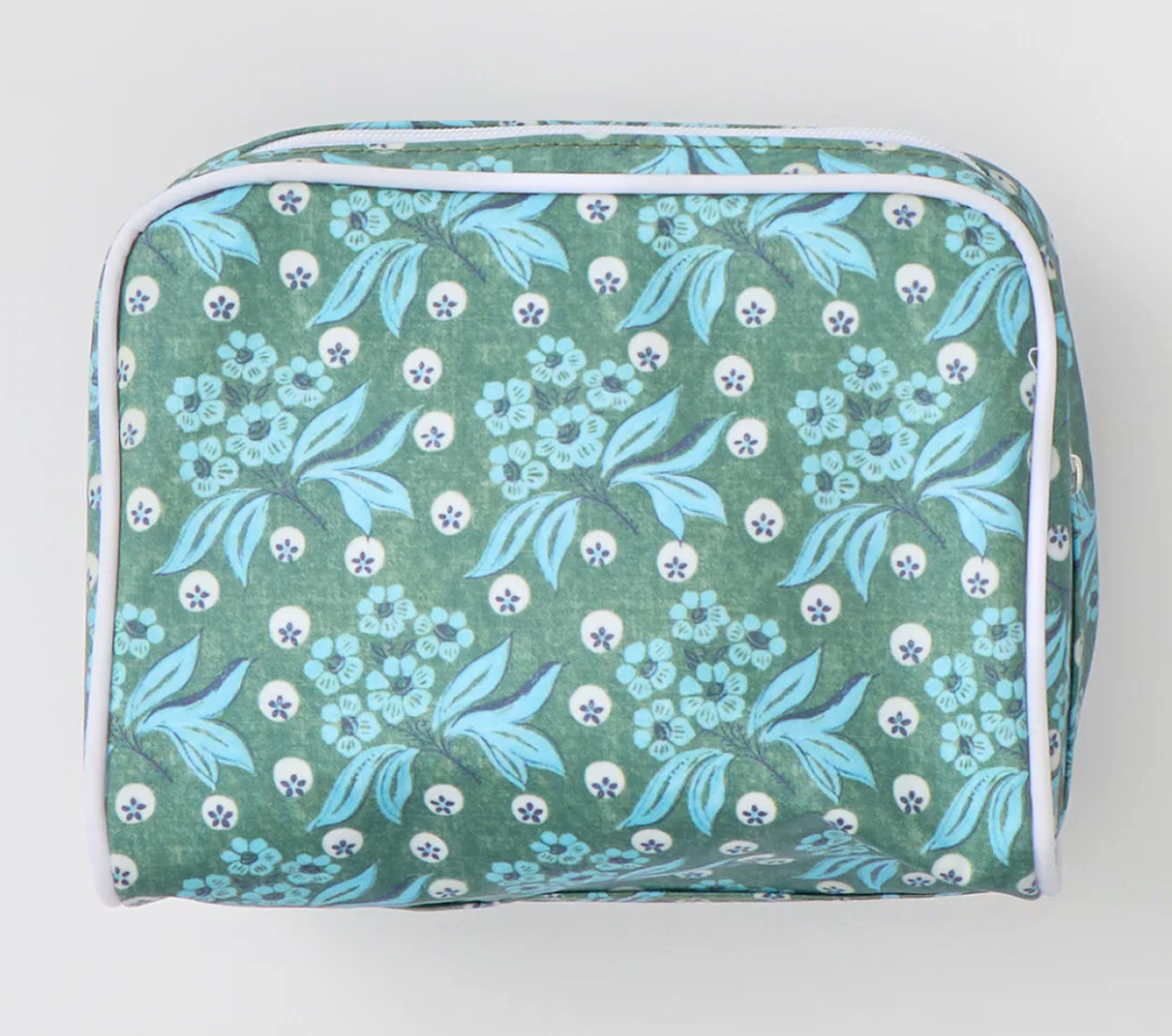Small Patterned Toiletry Bag - Leah OConnell Harriet