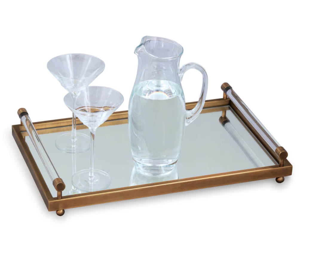Moderne Brass Tray