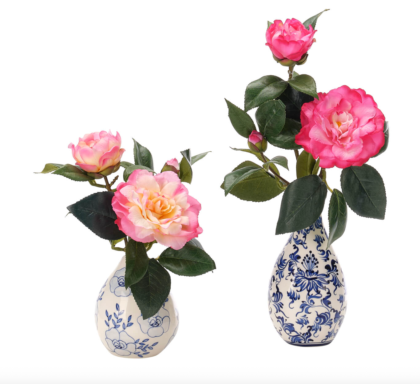 Pink Camellia Flower Branch