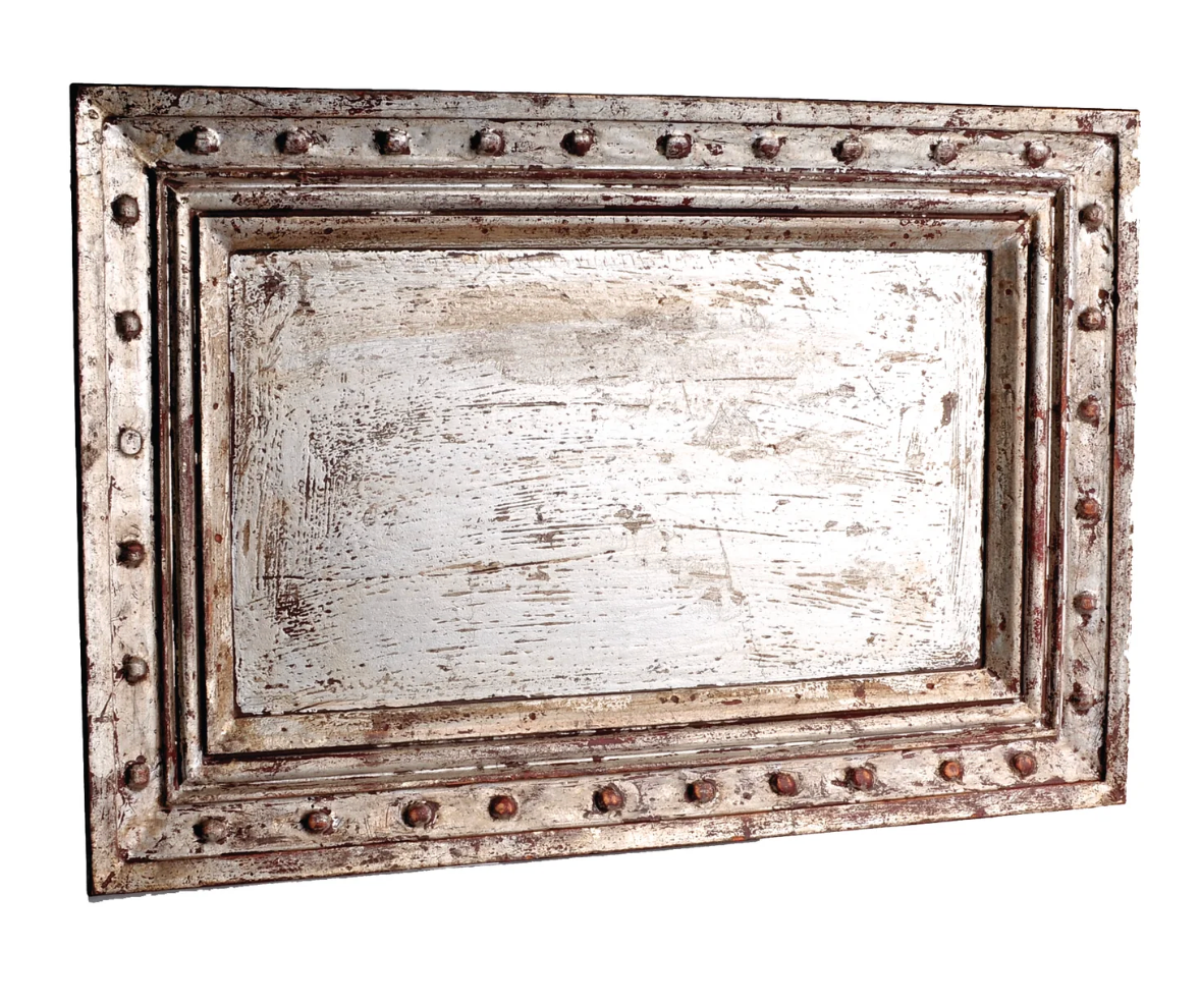 Vendome Tray, Silver Leaf