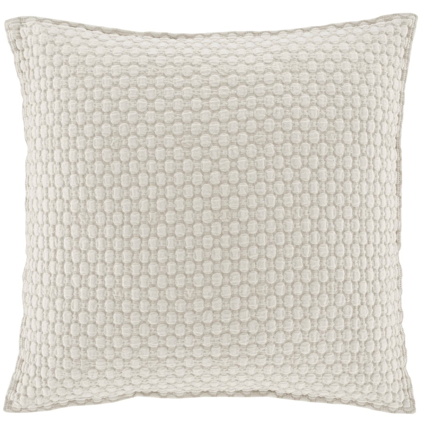 Lodi Matelasse Sham | Sand/Euro