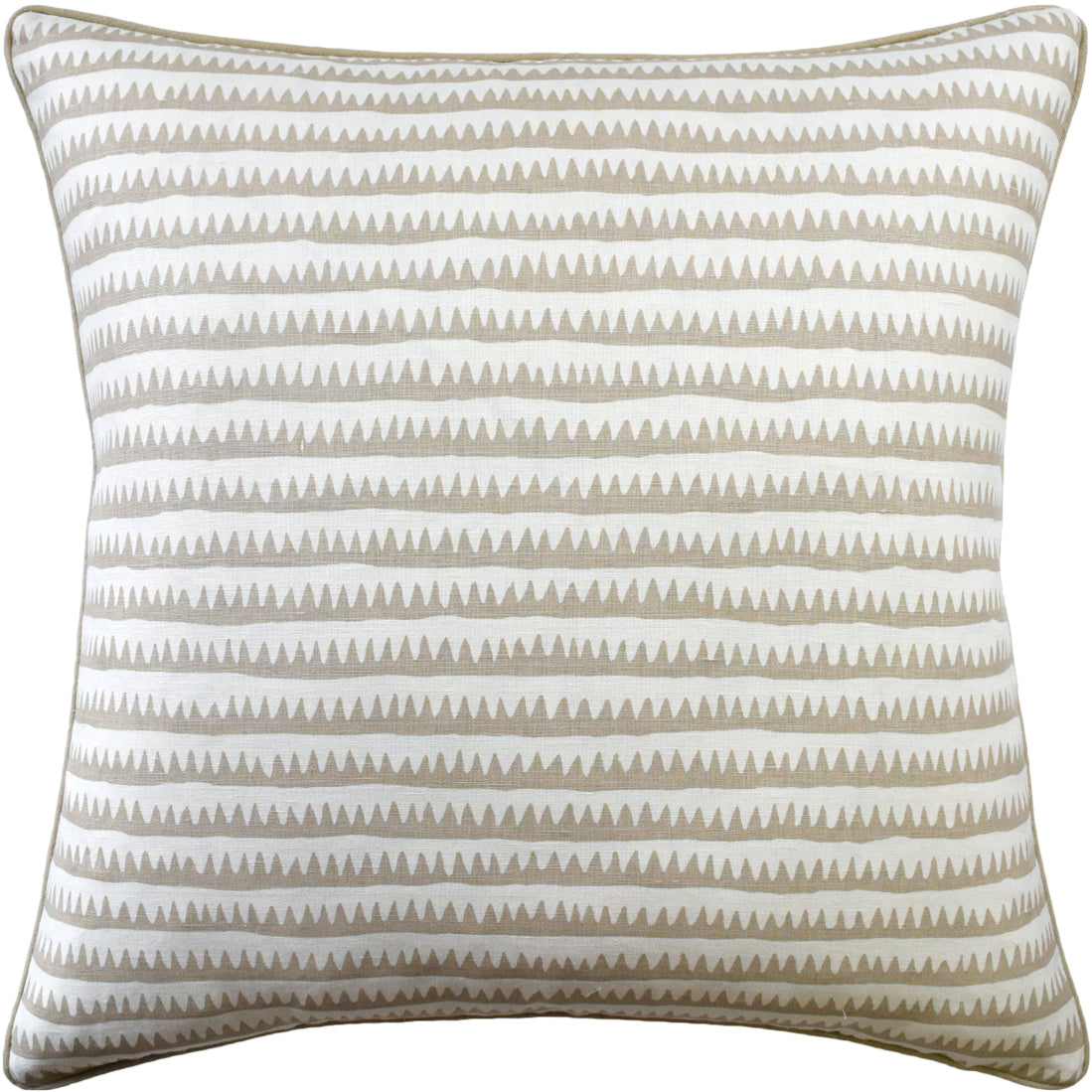 CORFU STRIPE SAND Lumbar Pillow