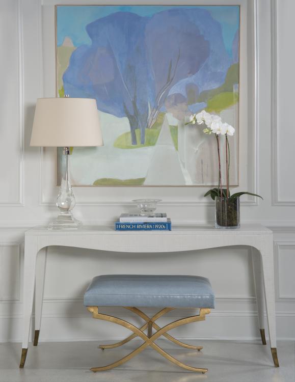 Clayton Raffia Console