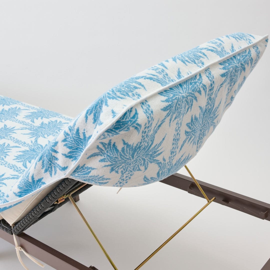 Meg Braff x Weezie Pool Lounge Cover- Nantucket Blue
