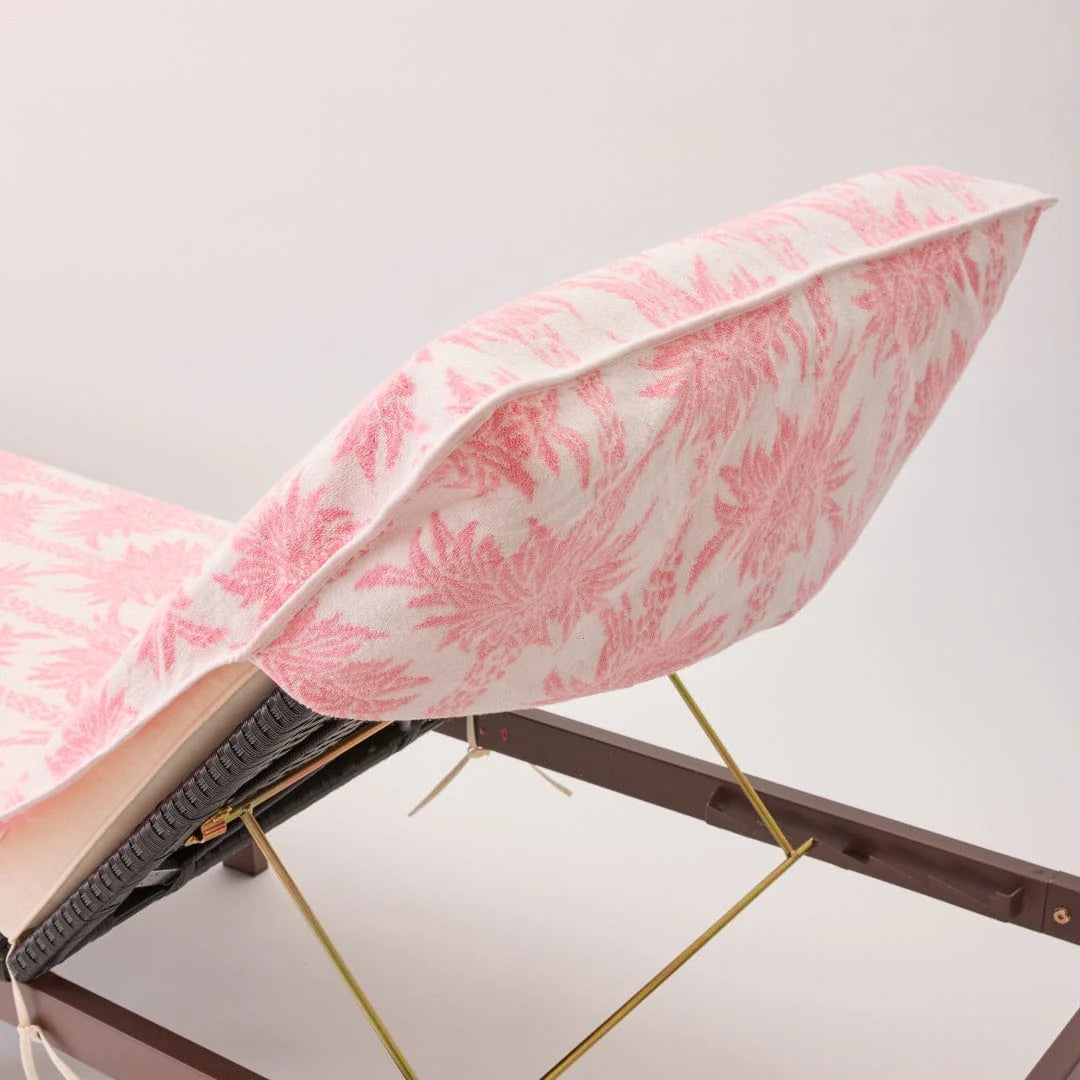 Meg Braff x Weezie Pool Lounge Cover - Palm Pink