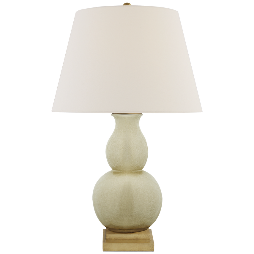 Gourd Form Small Table Lamp