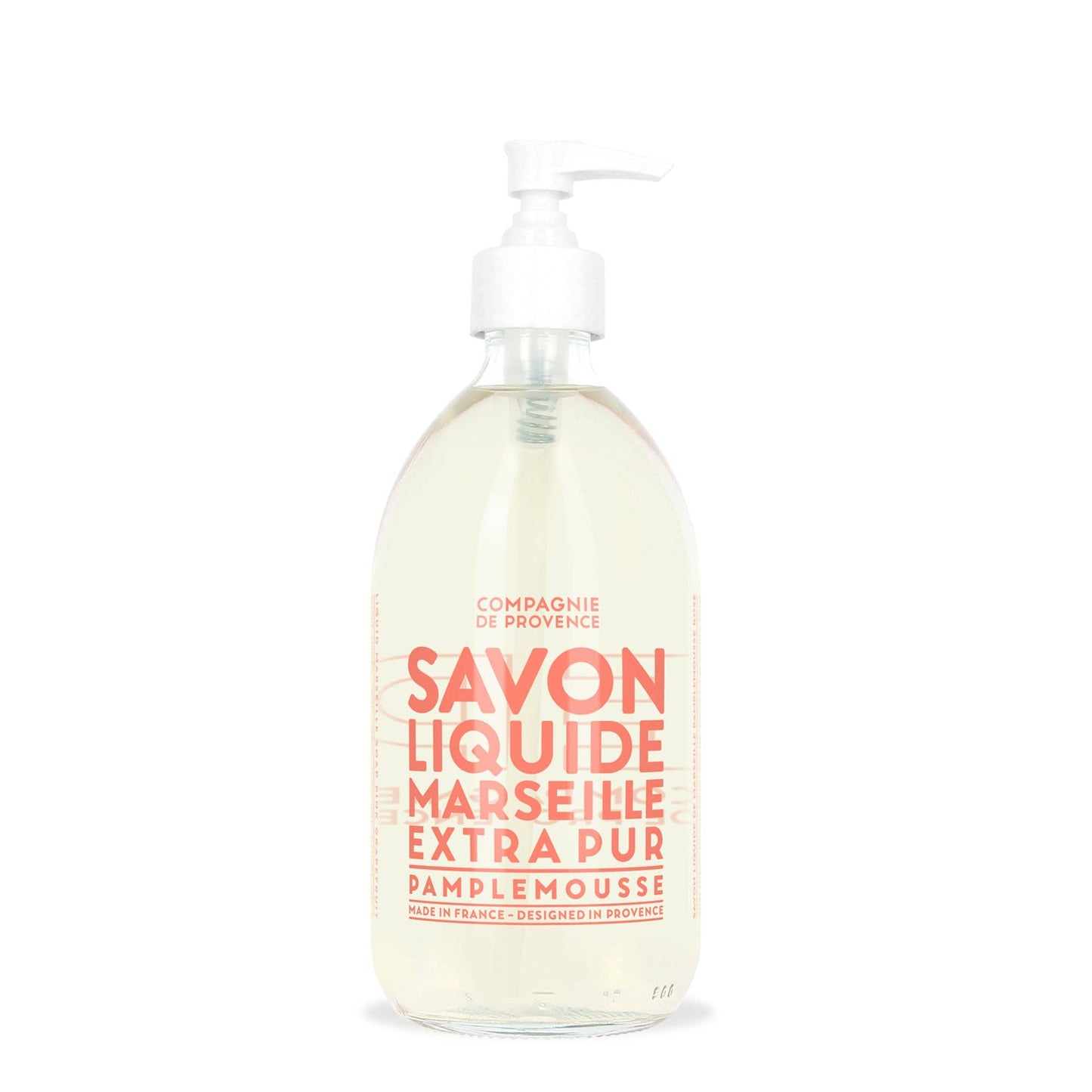 Liquid Marseille Soap Pink Grapefruit 16.7 fl oz Glass