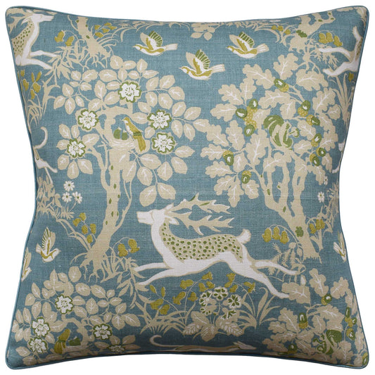 MILLE FLEUR LAKE PILLOW - PIPED