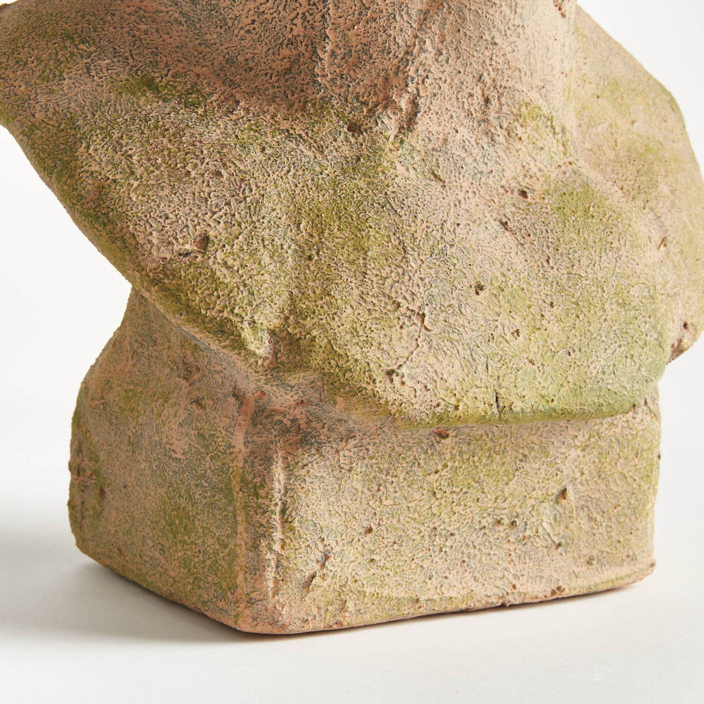 Weathered Garden Male Bust Planter, Brown