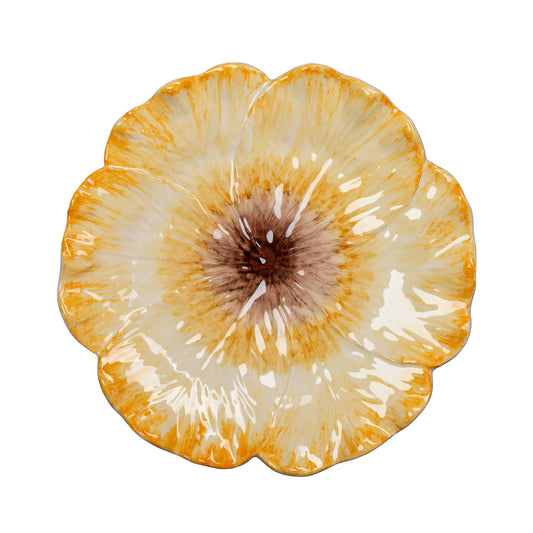 Yellow Flower Dinner Plate