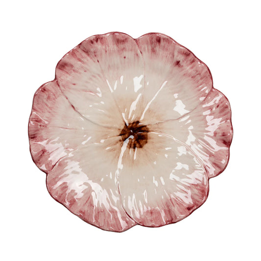Elisabetta Flower Dinner Plate, Pink
