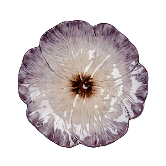 Elisabetta Flower Dinner Plate, Lilac
