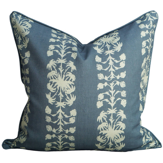 Palmberry Pillow in Blue Haze
