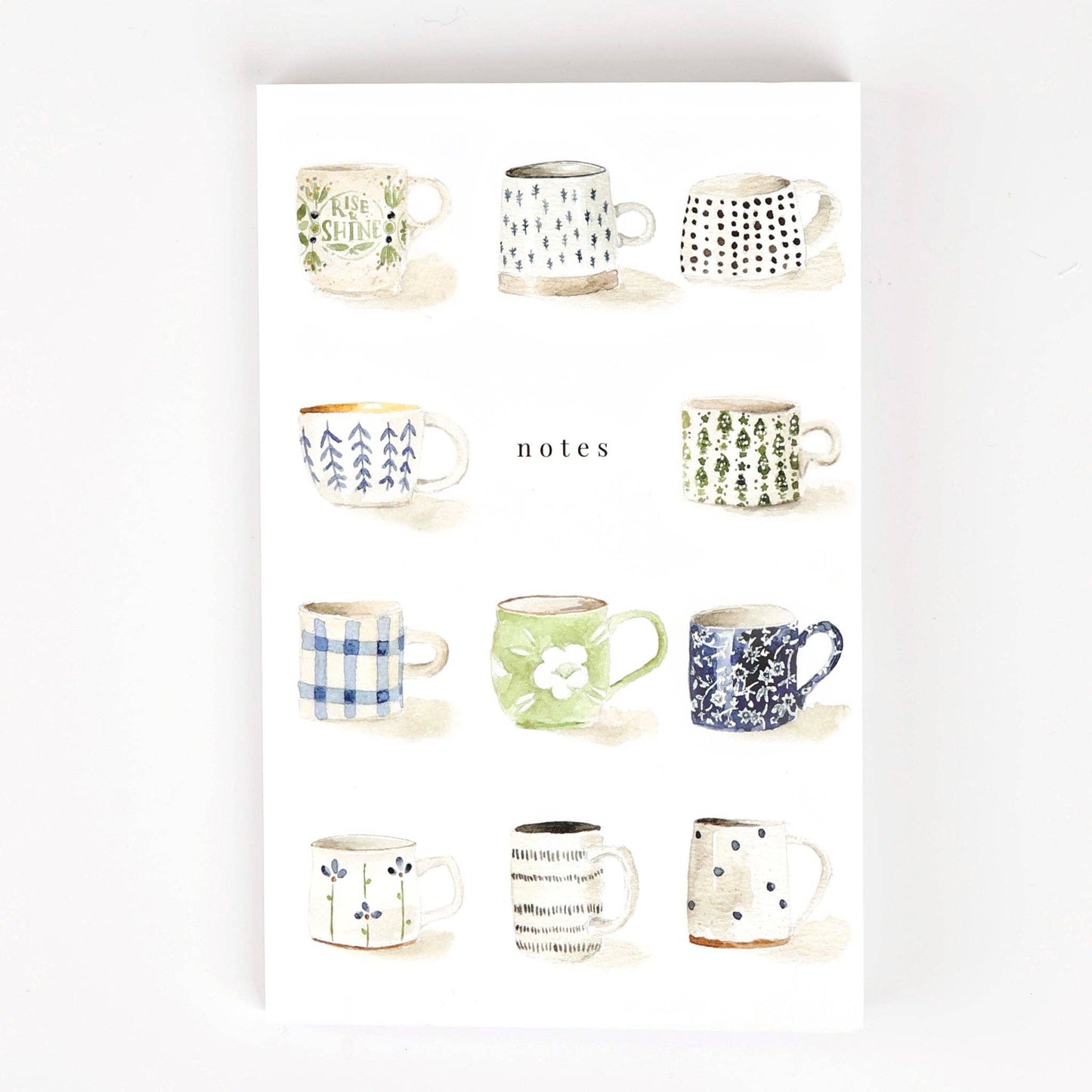 Softtouch Cover Notebook with Original Watercolor Artwork