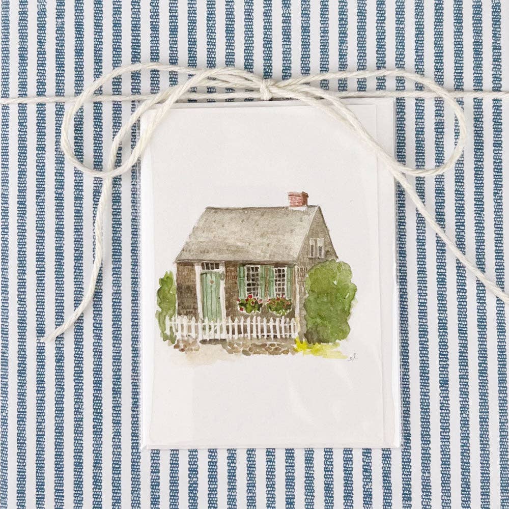 Cottage mini notecard