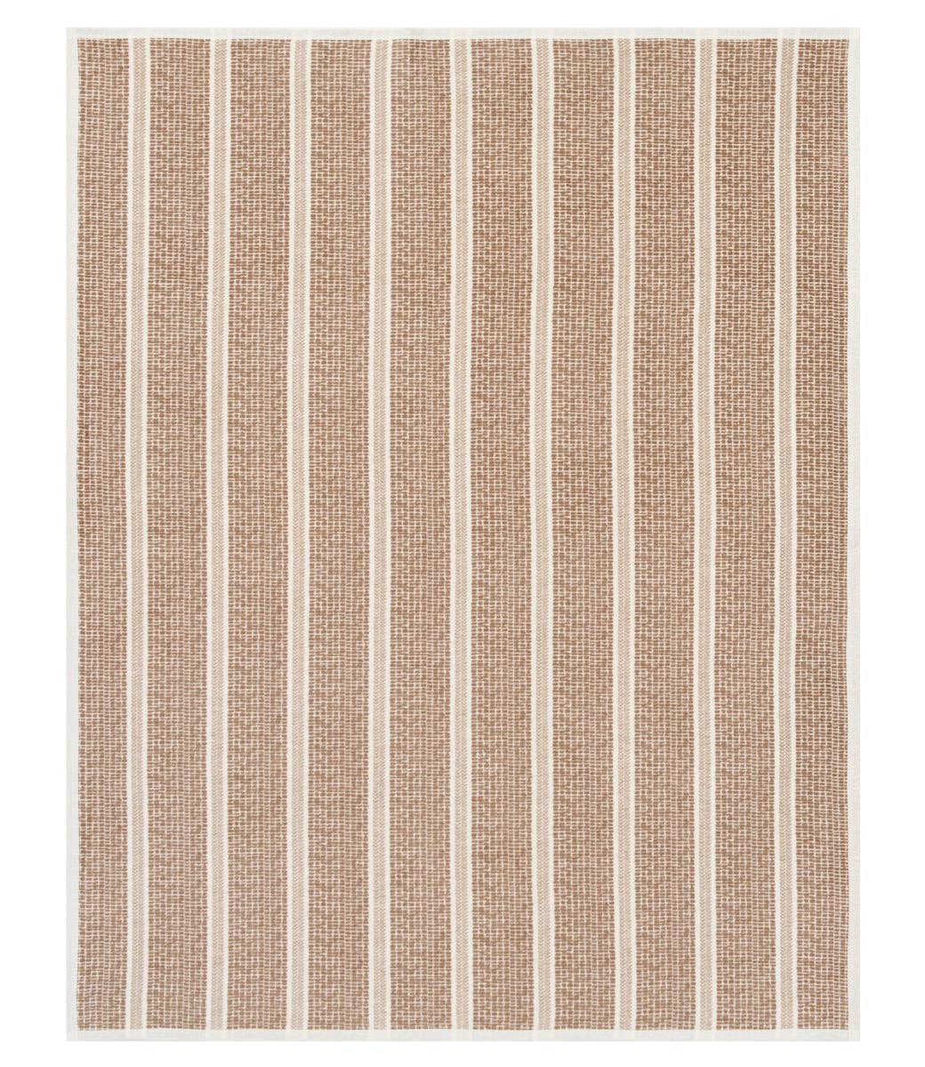 Market Stripe Sepia Blanket