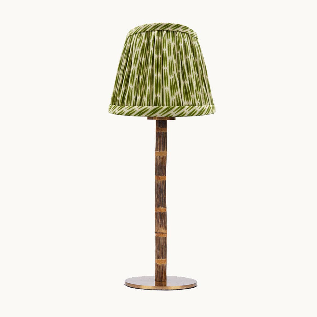 Jungle Cordless Bamboo Table Lamp – Rechargeable Lighting