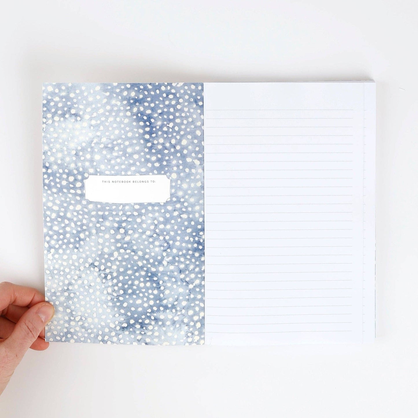 Softtouch Cover Notebook with Original Watercolor Artwork