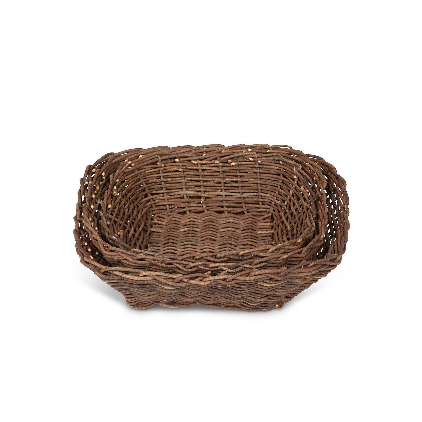 Island Palm Rattan Trays