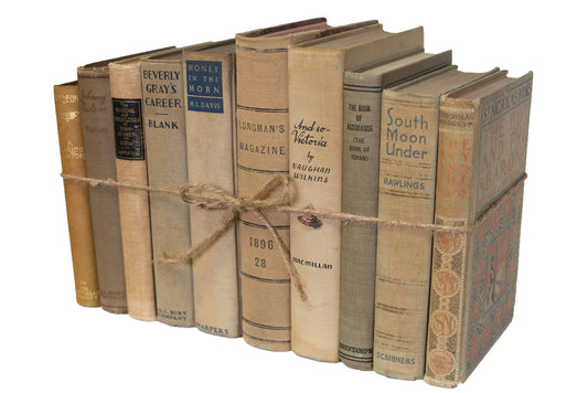 Decorative Book Bundle - Vintage Driftwood