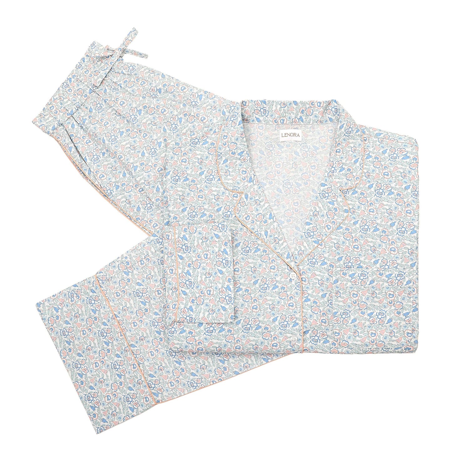 CLASSIC COTTON PAJAMAS IN FRENCH FLORAL