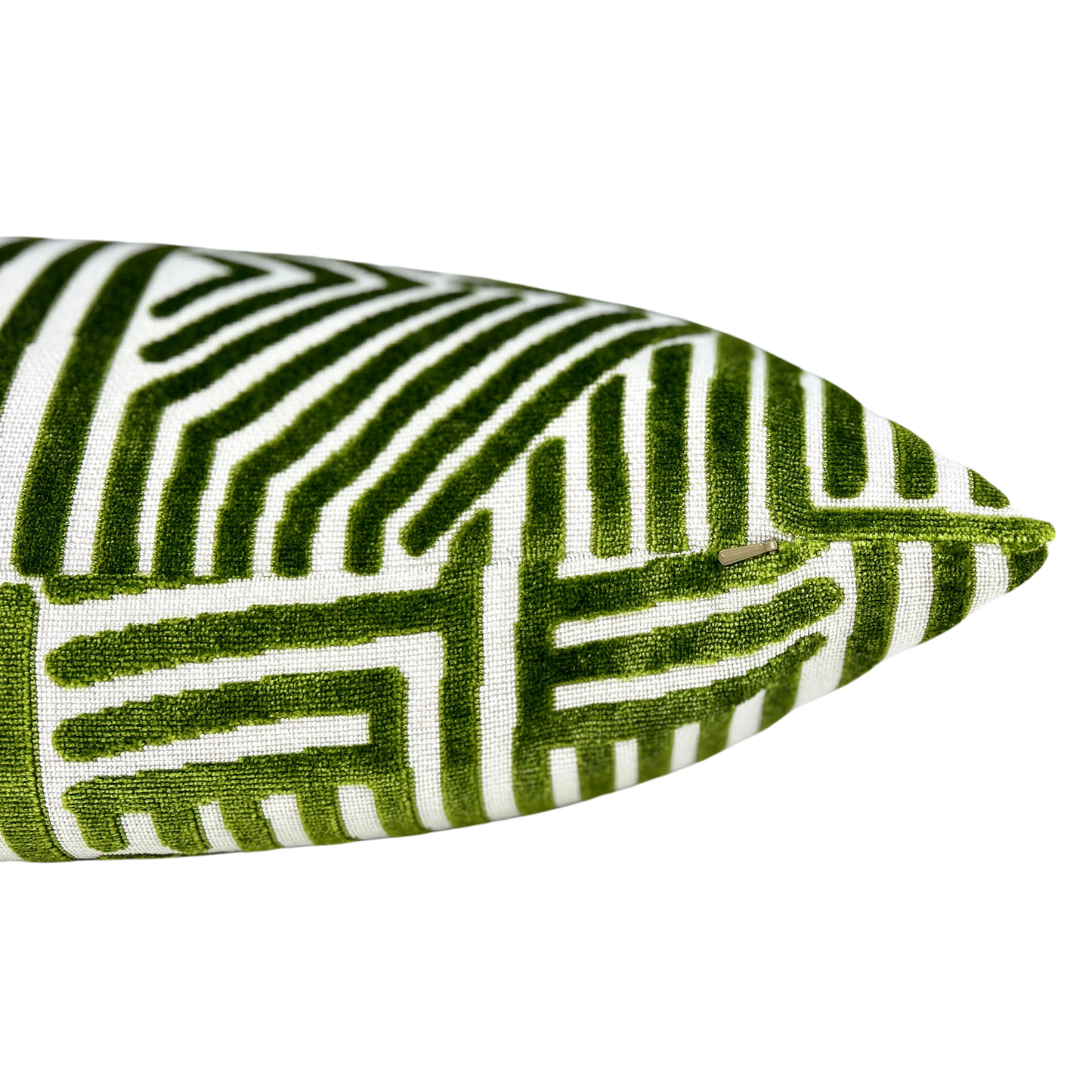 Levi Resort Green Pattern Throw Pillow