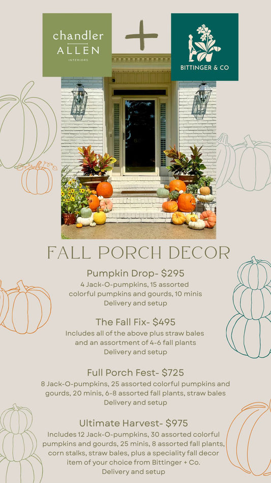Fall Porch Decor- The Fall Fix