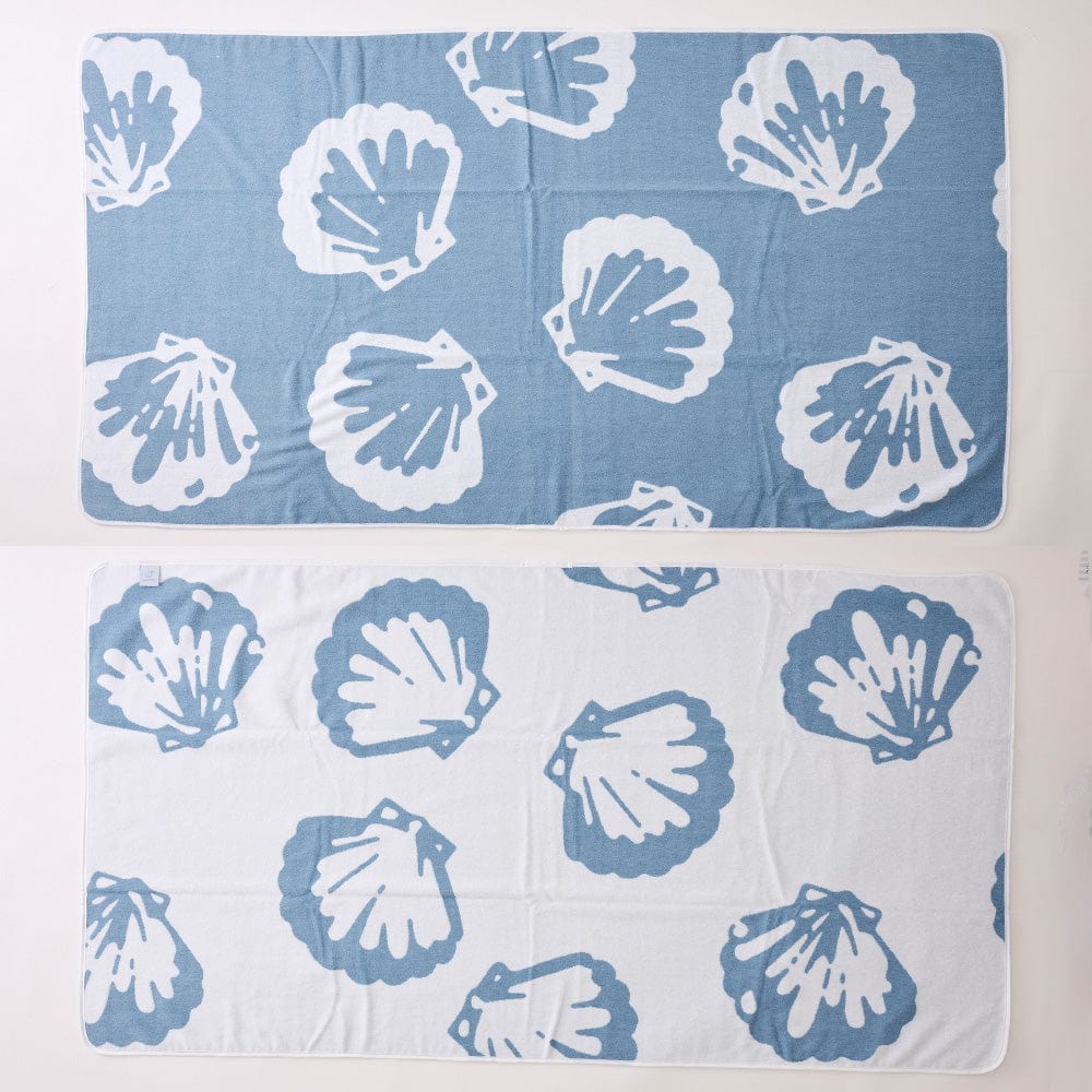 Weezie Beach Towel - Blue Shell
