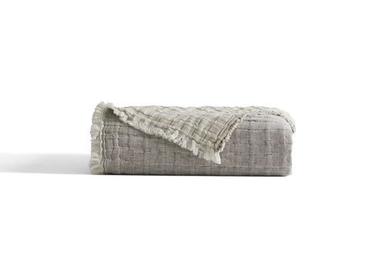 Devon Queen Coverlet - Oak