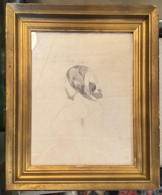 French Pencil Drawing