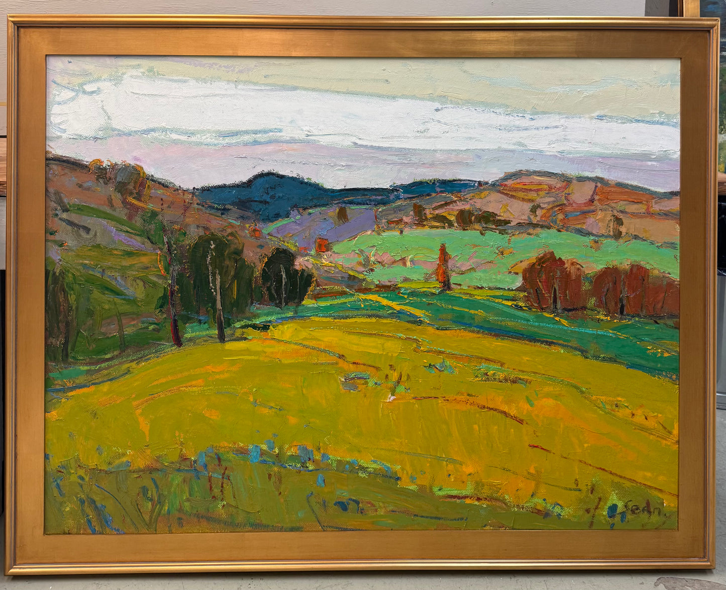Hills Landscape Art