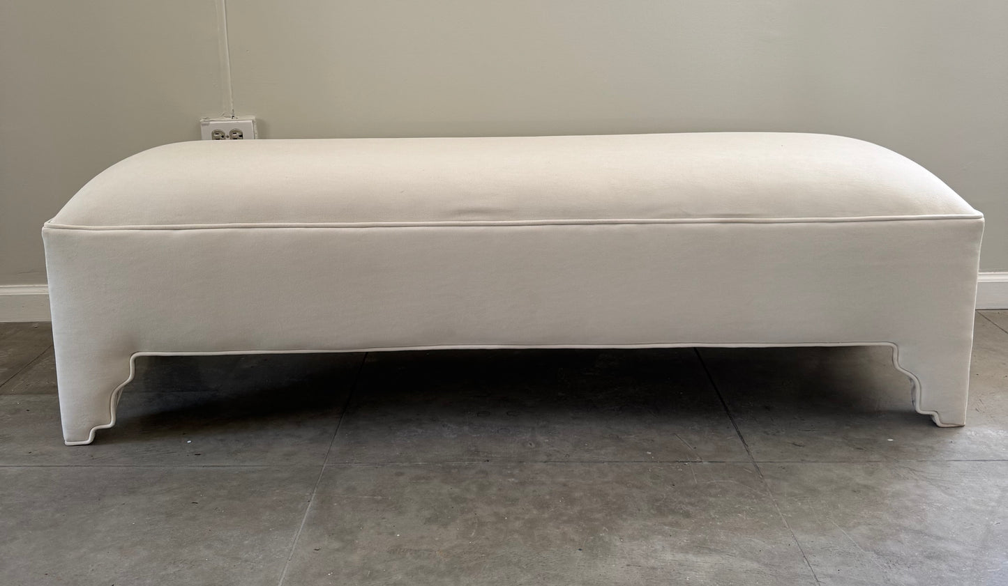 White Bench Seat